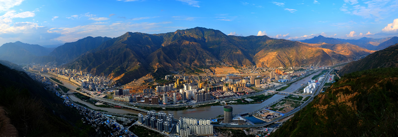 隴南市區全景圖